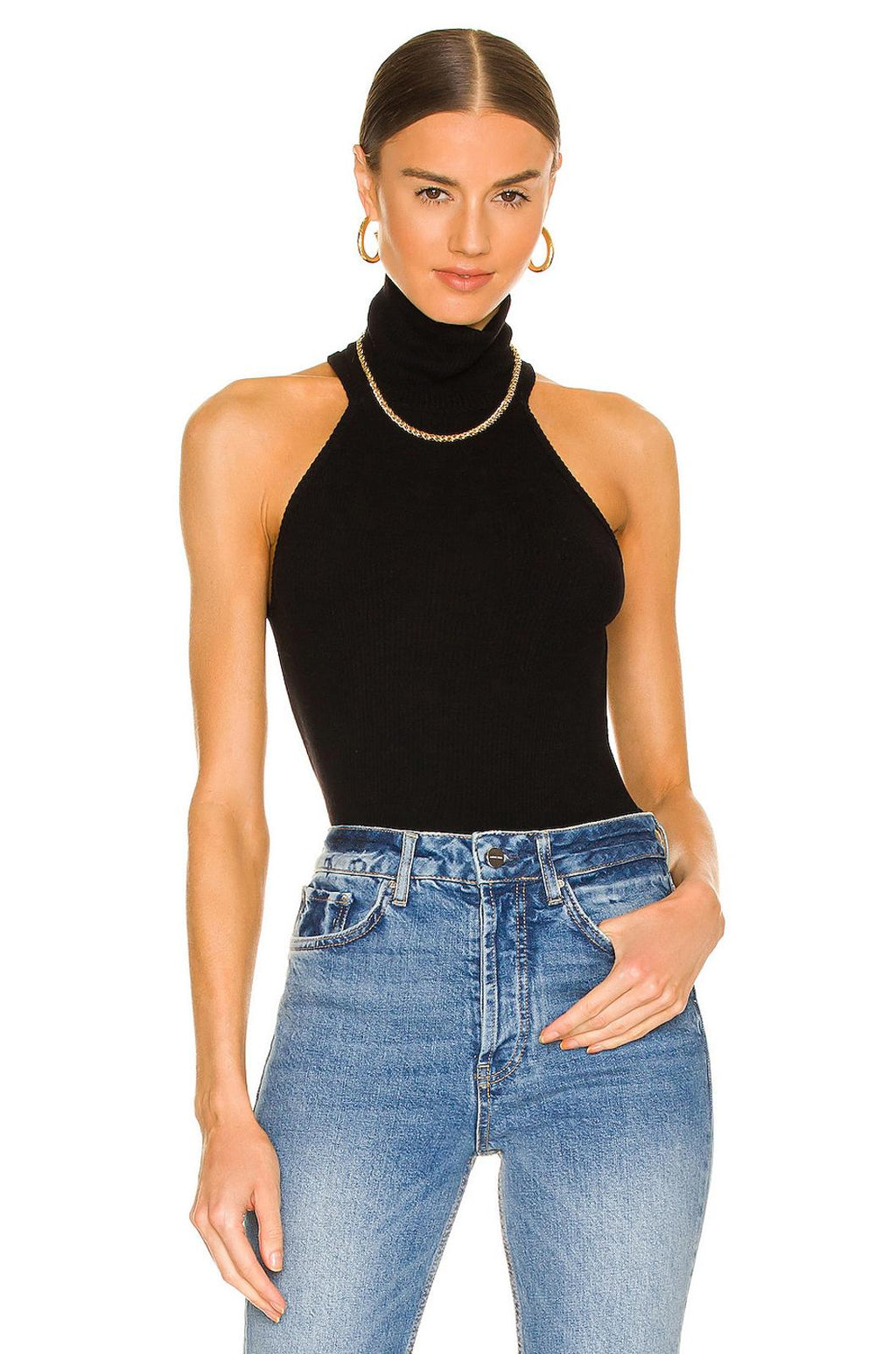 Michael Lauren Romulus Tank in Black