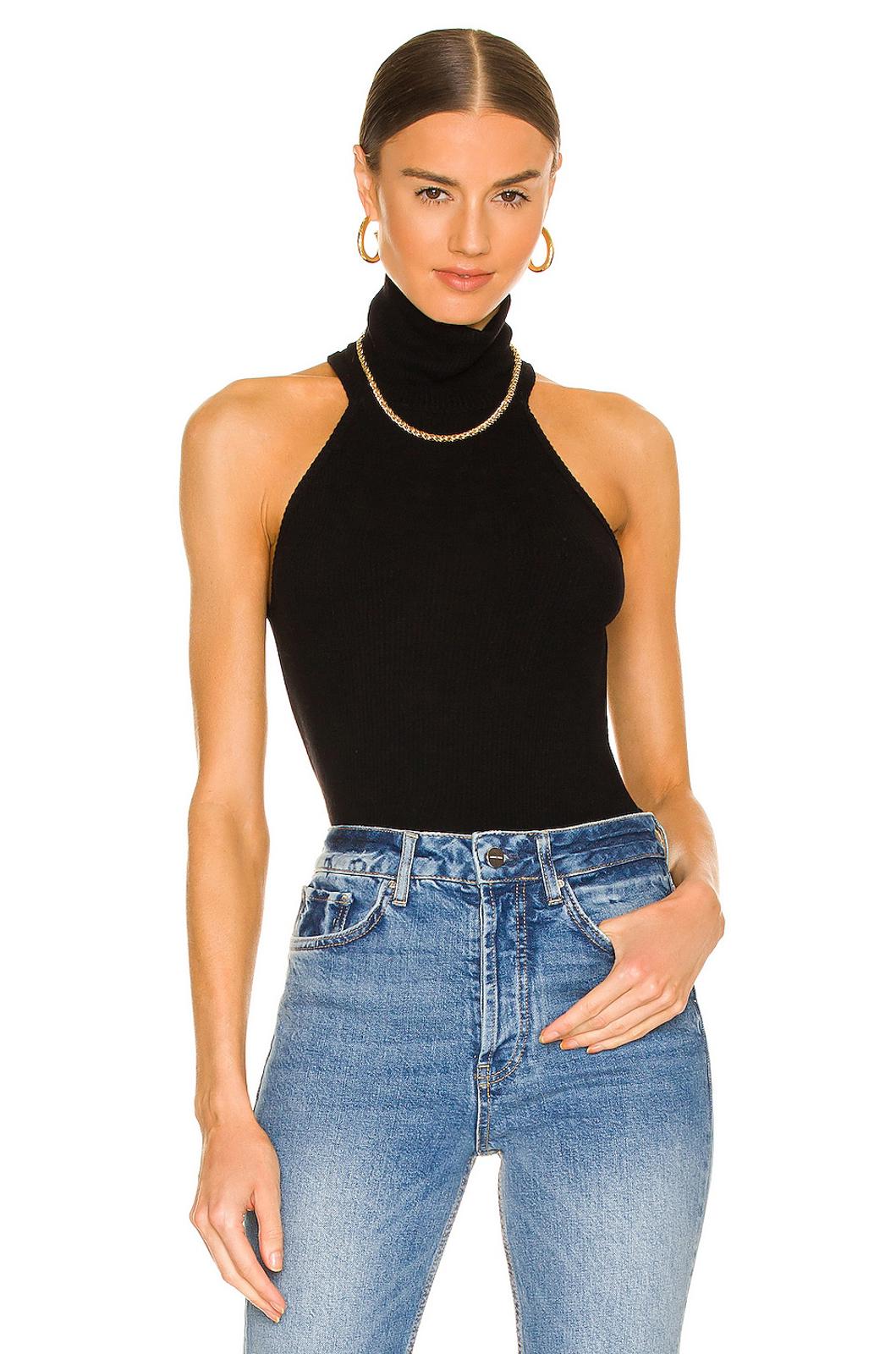 Michael Lauren Romulus Tank in Black