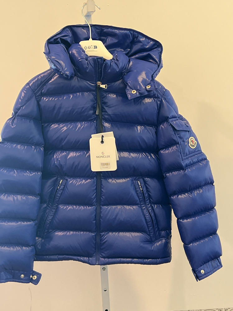 moncler Big Kid down Puffer Jacket - Boys' Maya Down blue
