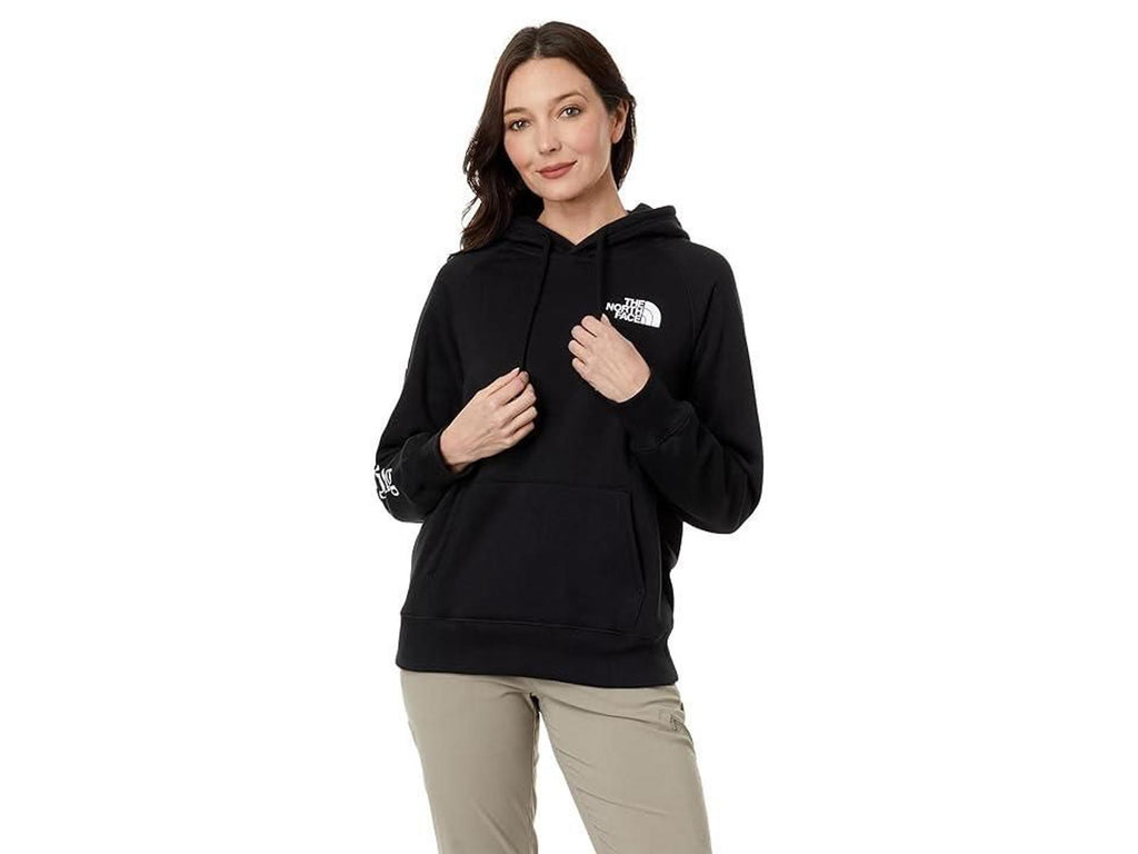 The North Face Places We Love Hoodie (TNF Black/Cave Blue) Women's Clothing