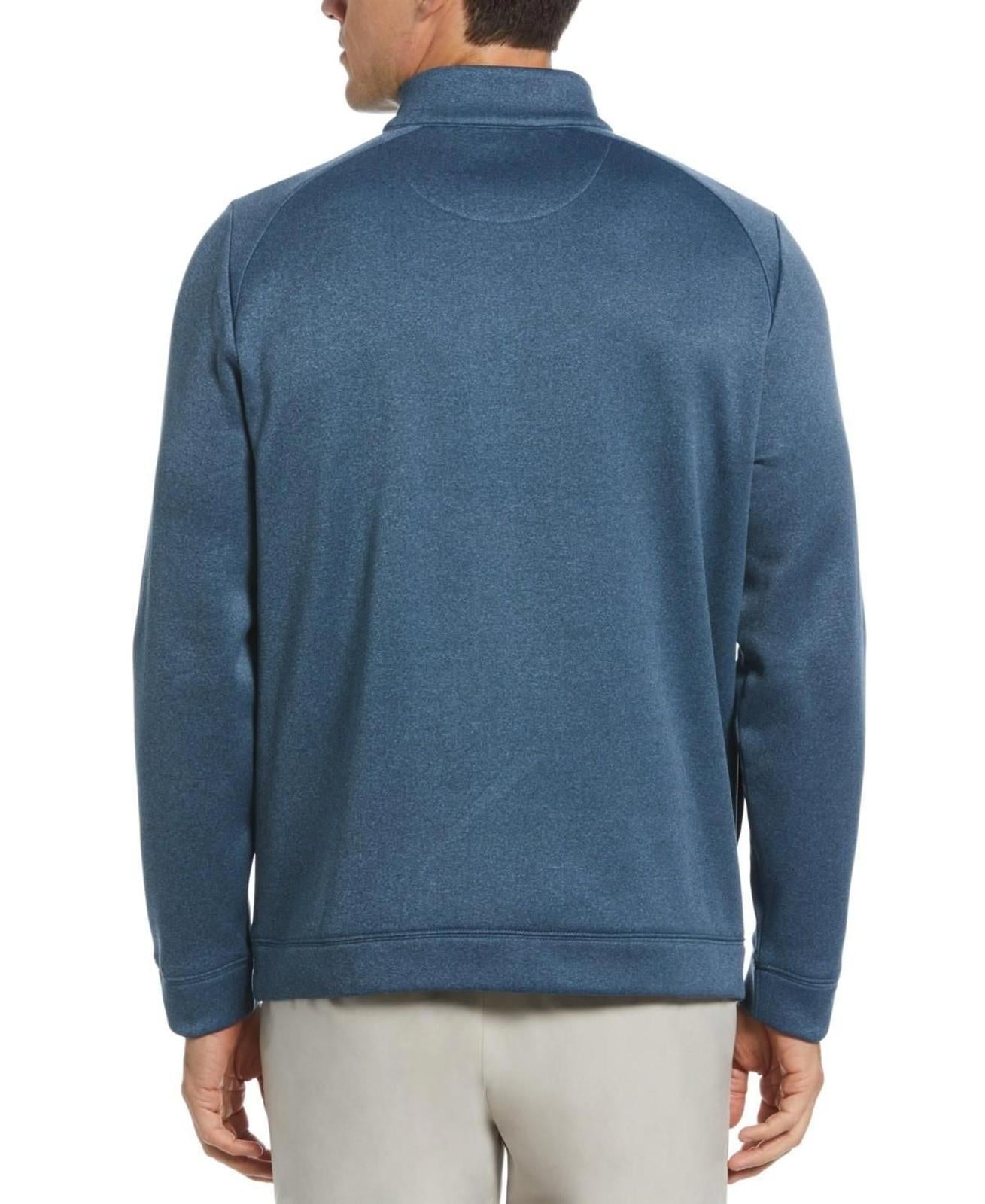 Pga Tour Men's Quarter-Zip Fleece Sweatshirt - Modd Blue Hthr