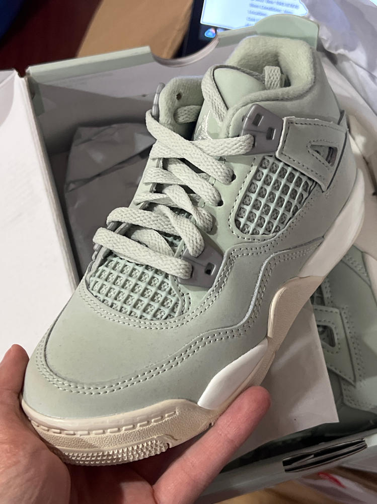 Preschool Jordan 4 Retro 'Sea Foam' -HV4385-003
