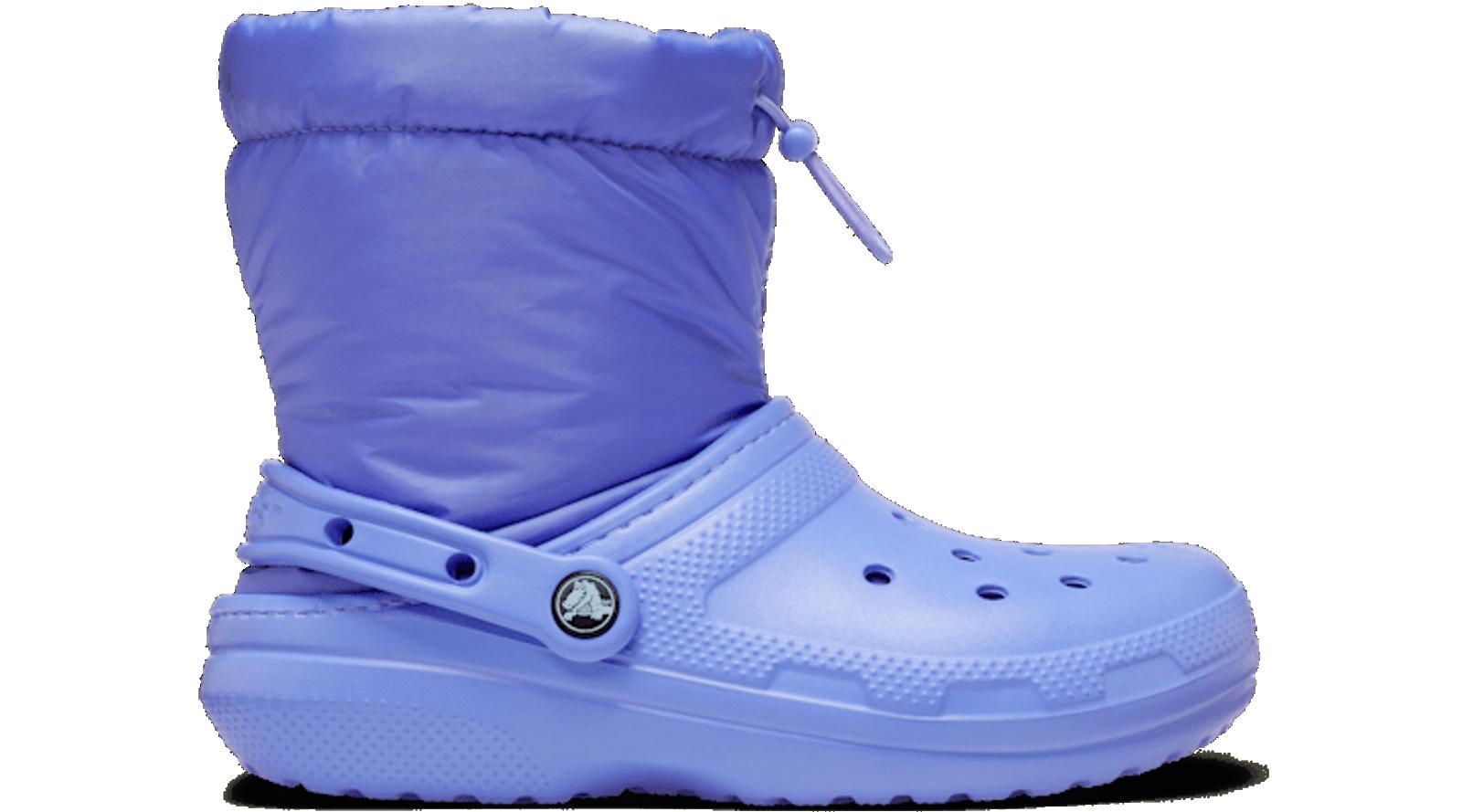 Crocs Classic Lined Neo Puff Boot (Digital Violet) Shoes