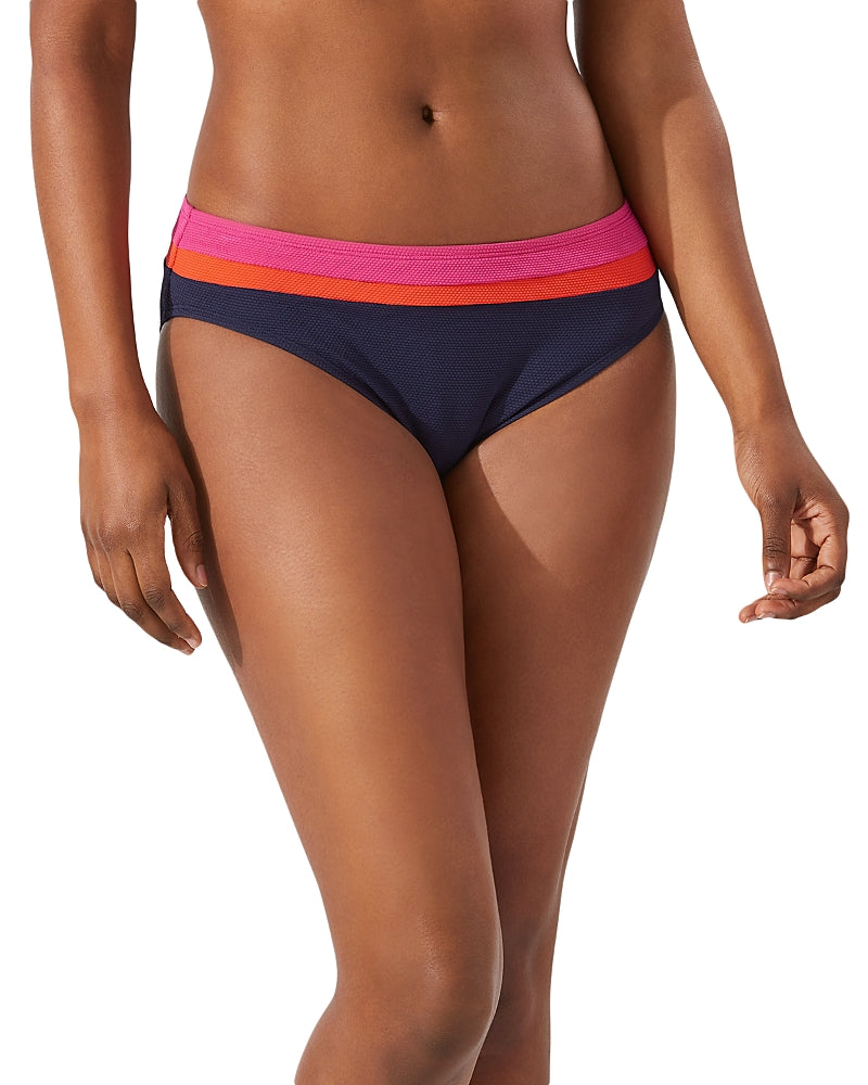 Tommy Bahama Island Cays Colorblock Hipster Swim Bottoms in Passion Pink at Nordstrom, Size Medium