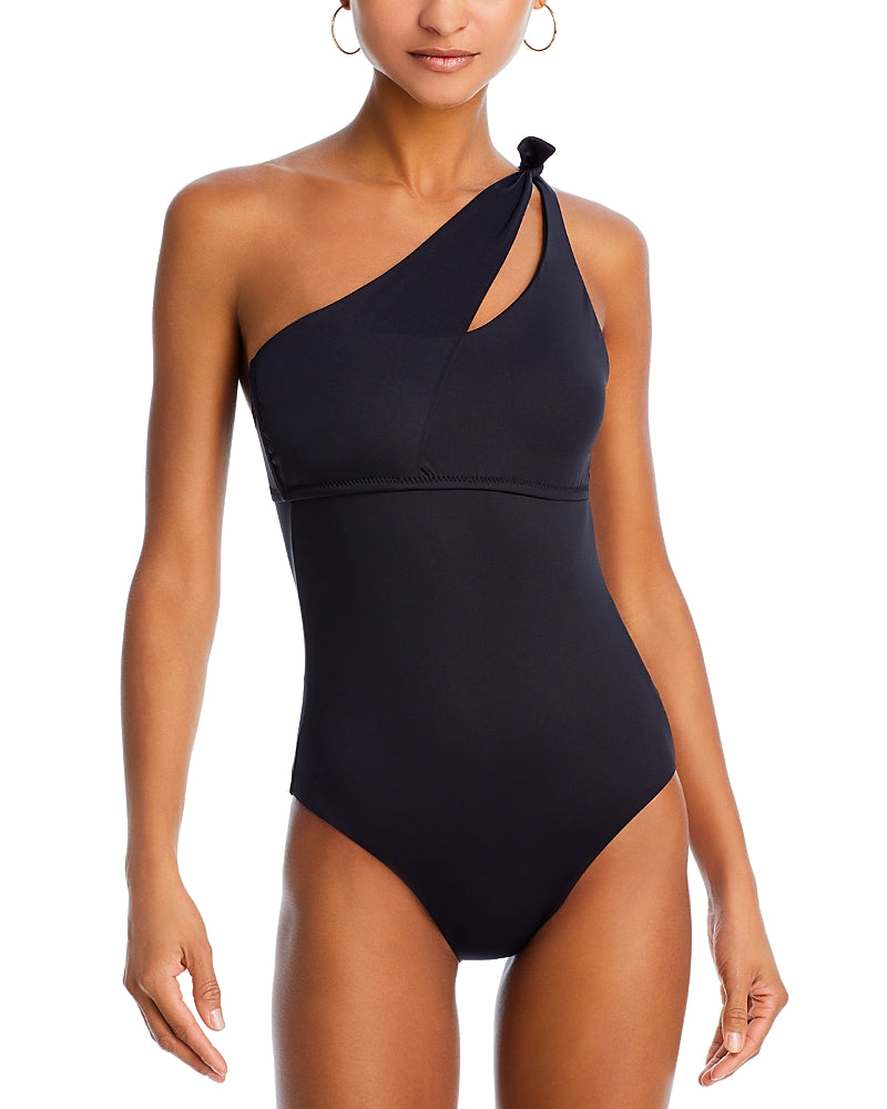 Becca by Rebecca Virtue Asymmetric Cutout One Piece Swimsuit SIZE SMALL