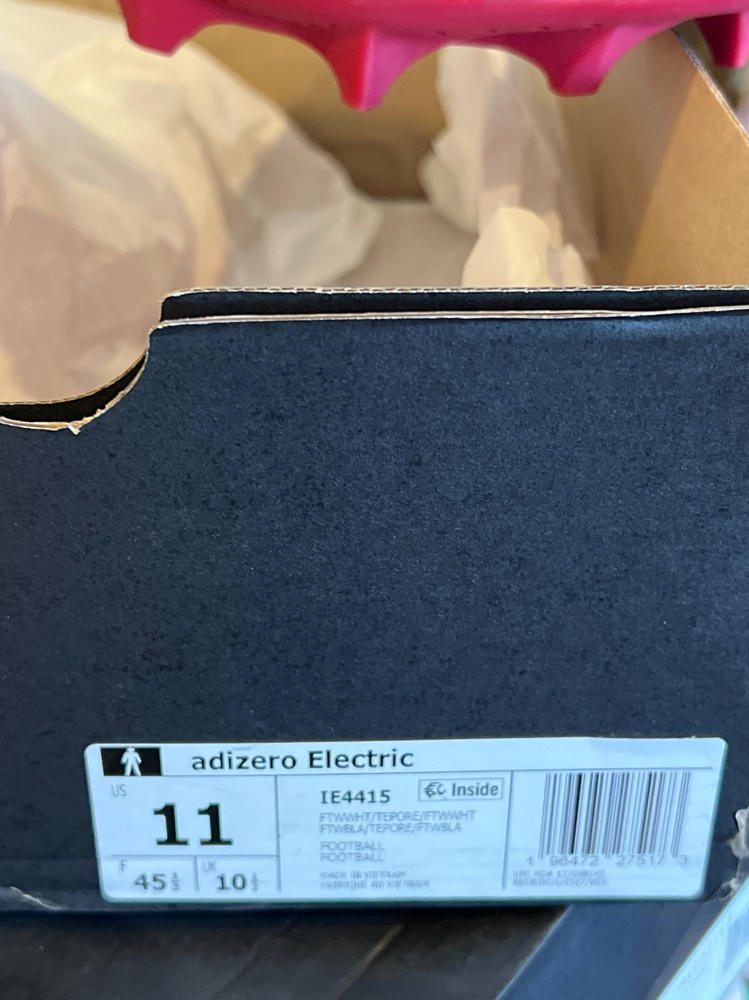 Adizero Electric Speed Juice Football Cleats new in box 11