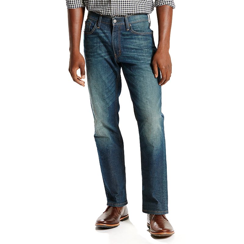 Levi's Men's 541 Athletic Taper Fit Stretch Jeans dark faded blue new