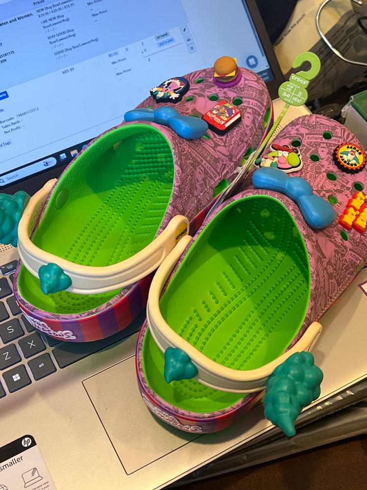 Crocs Unisex-Adult The Simpsons Classic Clog, Clogs for Men and Women, Krusty The Clown, nwt no box