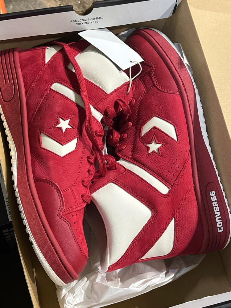Converse Weapon High - Men's (A14832C, Red/Red/White)