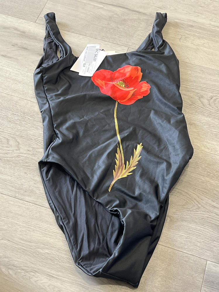 Aqua x Lisa Says Gah Printed One Piece Swimsuit - Exclusive