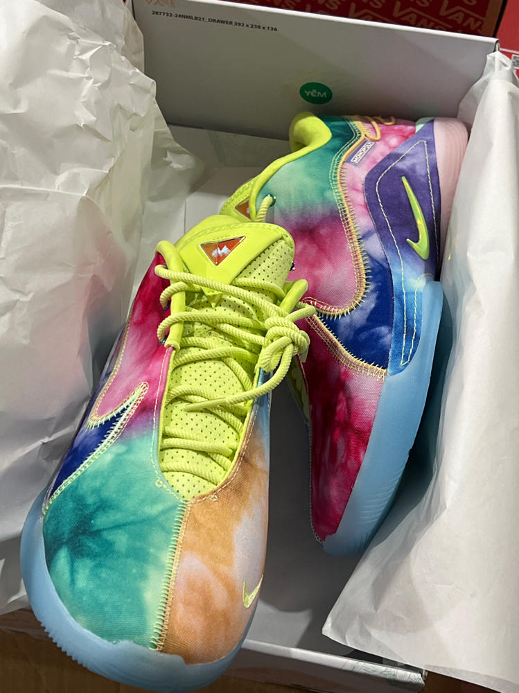 Lebron XXII What The Currency Basketball Shoes (HV8080-300, Mint Foam/Light Lemon Twist/Aquarius Blue/Cerise)