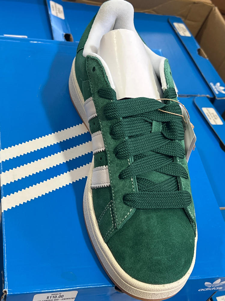 adidas Men's Campus 00s Dark greenFtwr White/Off White new US