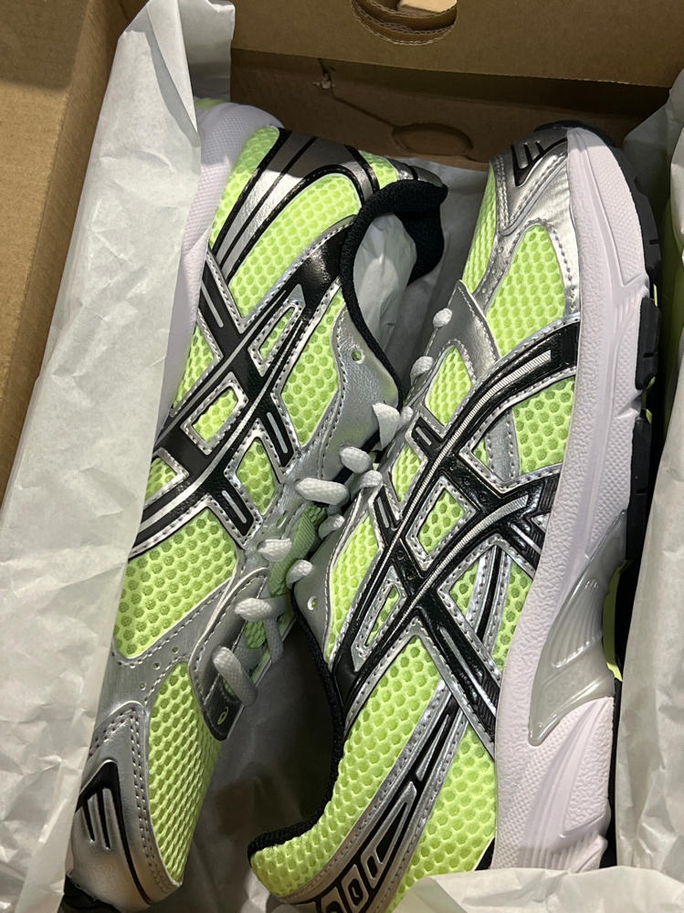 ASICS Gel 1130 - Women's Casual Running Shoes (Black/White/Yellow) Size 6.5