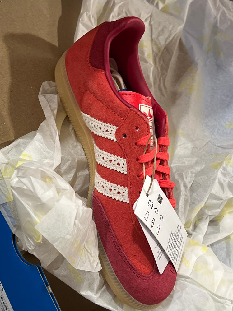 adidas Orininals Samba - Girls' Grade School (JS3526, Red/Red/White)