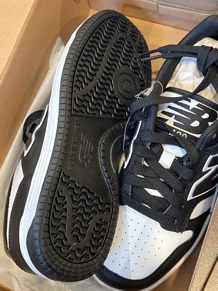 New Balance Unisex-Adult BB480 V1 Sneaker, White/Black new