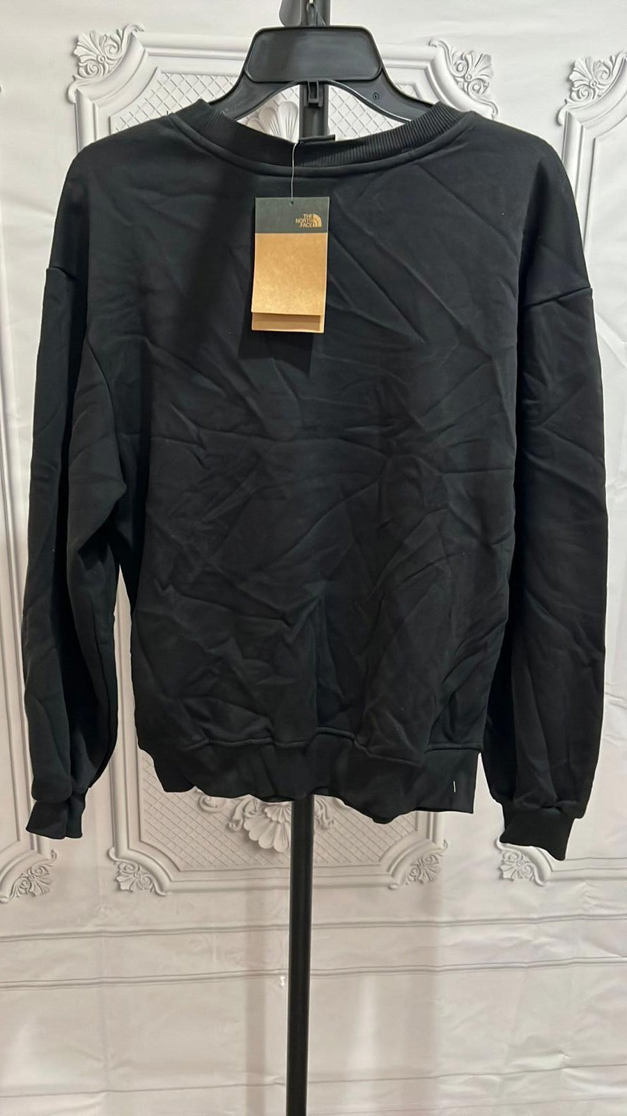 The North Face Women's Evolution Oversized Crewneck Sweatshirt TNF Black