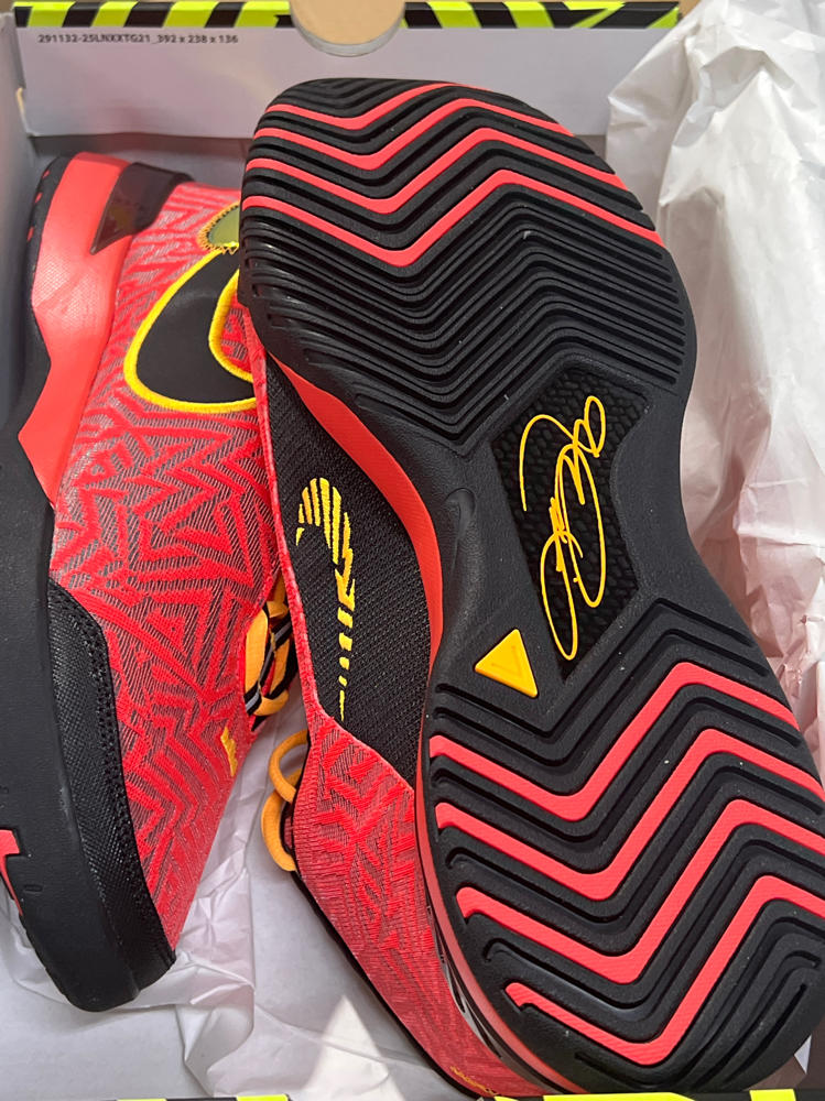 Nike Lebron NXXT Genisus Basketball Shoes (HF0712-600, Bright Crimson/Black/Sundial/Laser Orange) Size 13