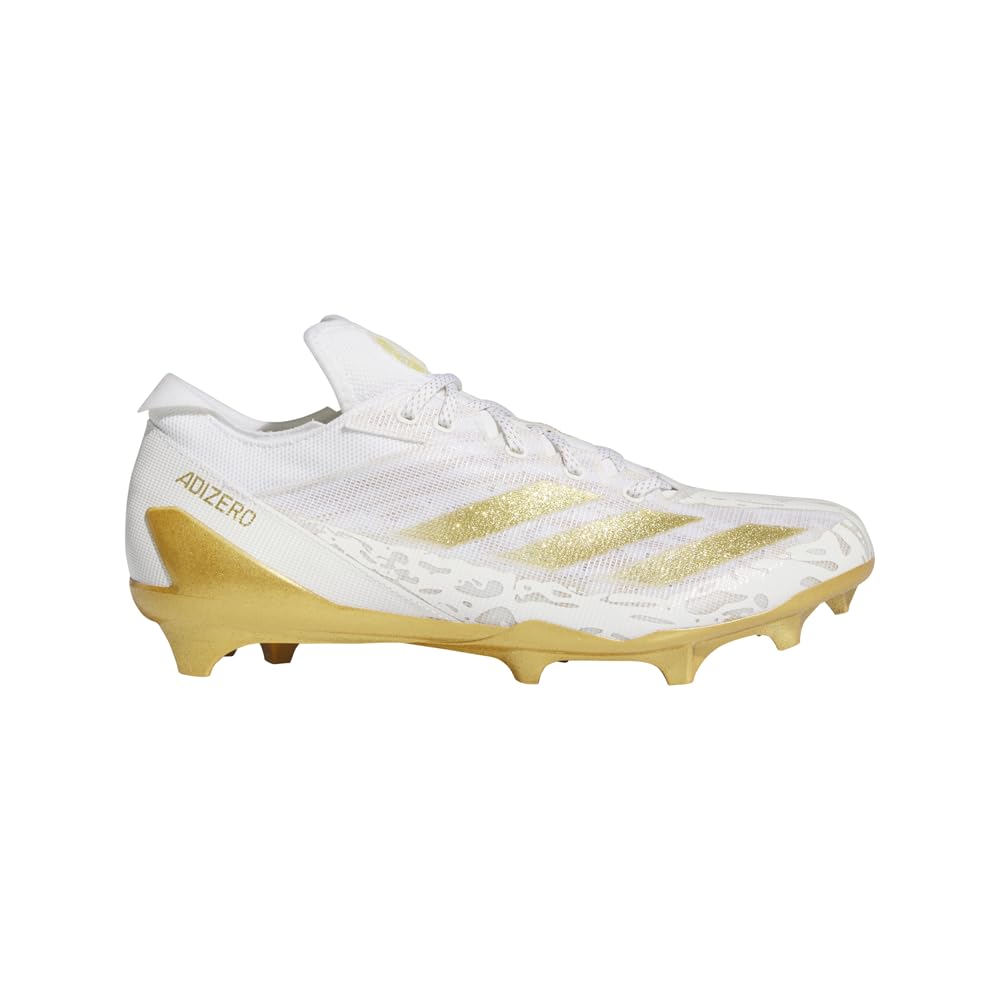 adidas Mens Adizero Electric Football Sneakers Shoes - Gold, White