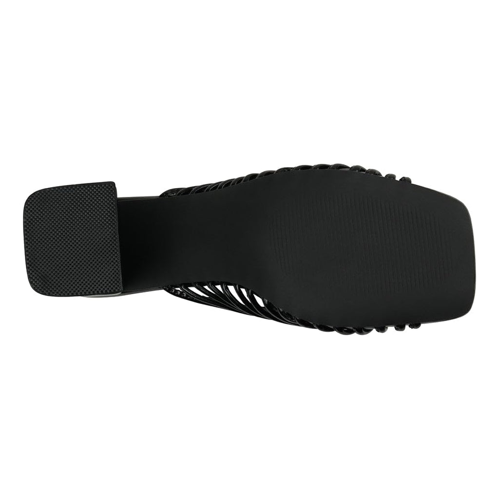 G.C. Shoes Josie Black Flat Sandal Black / 9