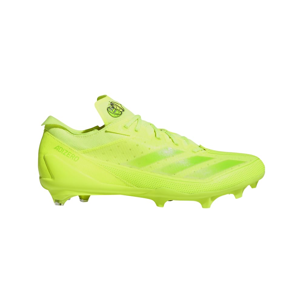 adidas Mens Adizero Electric Football Sneakers Shoes Cleated - Green, Yellow - Size 16 M, damaged box