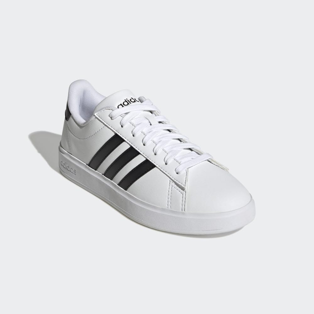 adidas Kids Grand Court 2.0 Tennis Shoe - Unisex-Child Sneakers black and white new