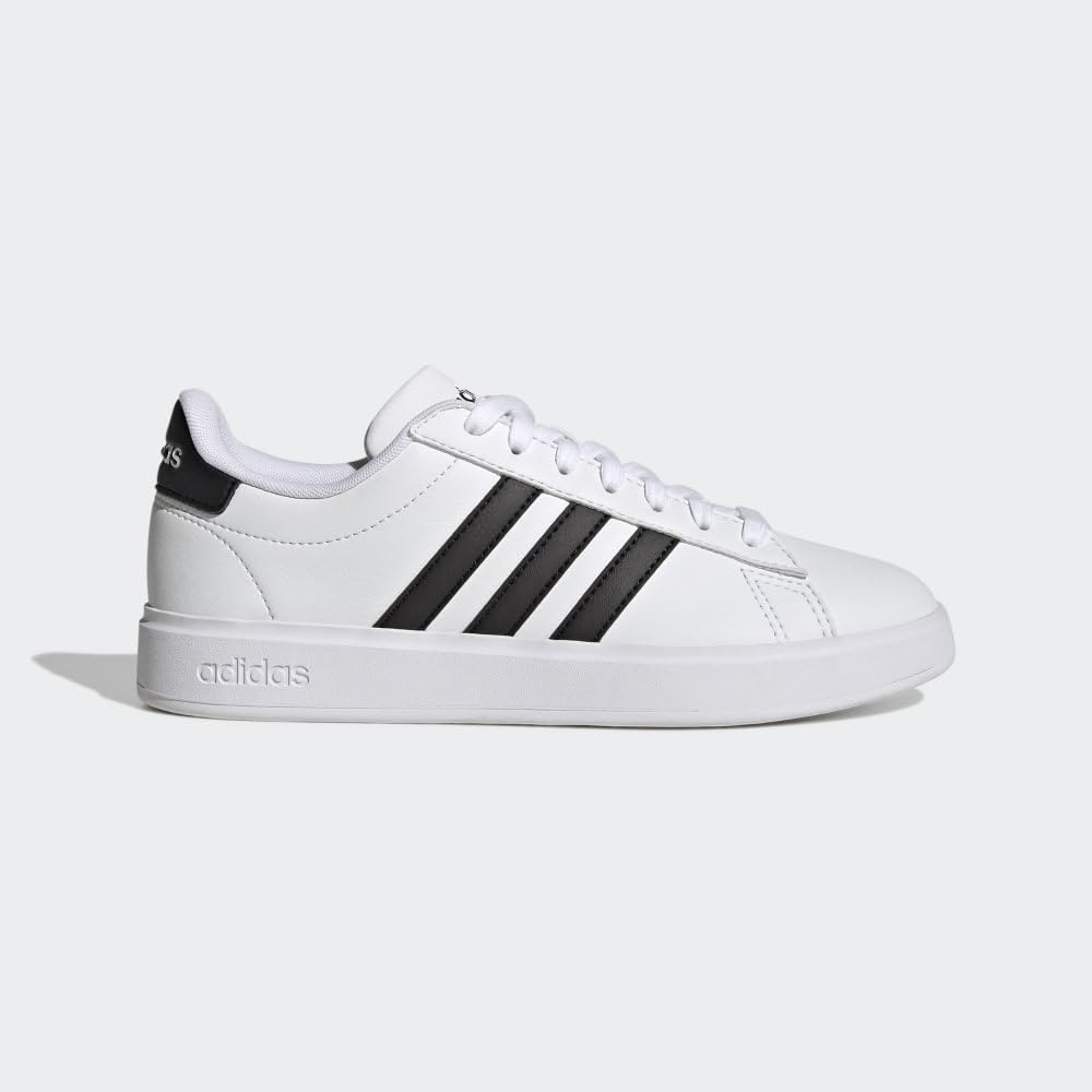 adidas Kids Grand Court 2.0 Tennis Shoe - Unisex-Child Sneakers black and white new