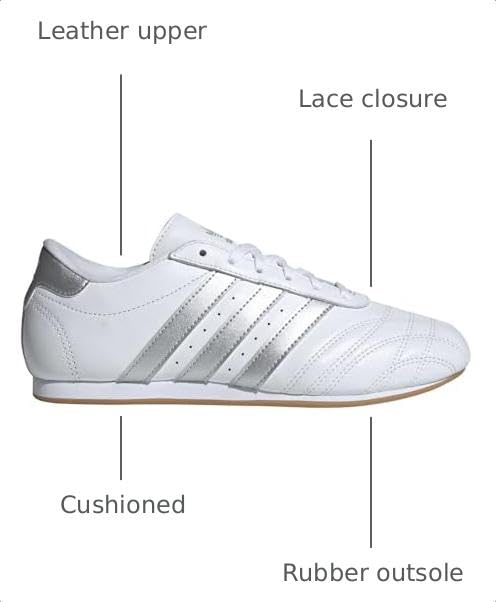 adidas Women's Taekwondo LACE W FTWR whiteSilver met./Gum 3 8 US Multi