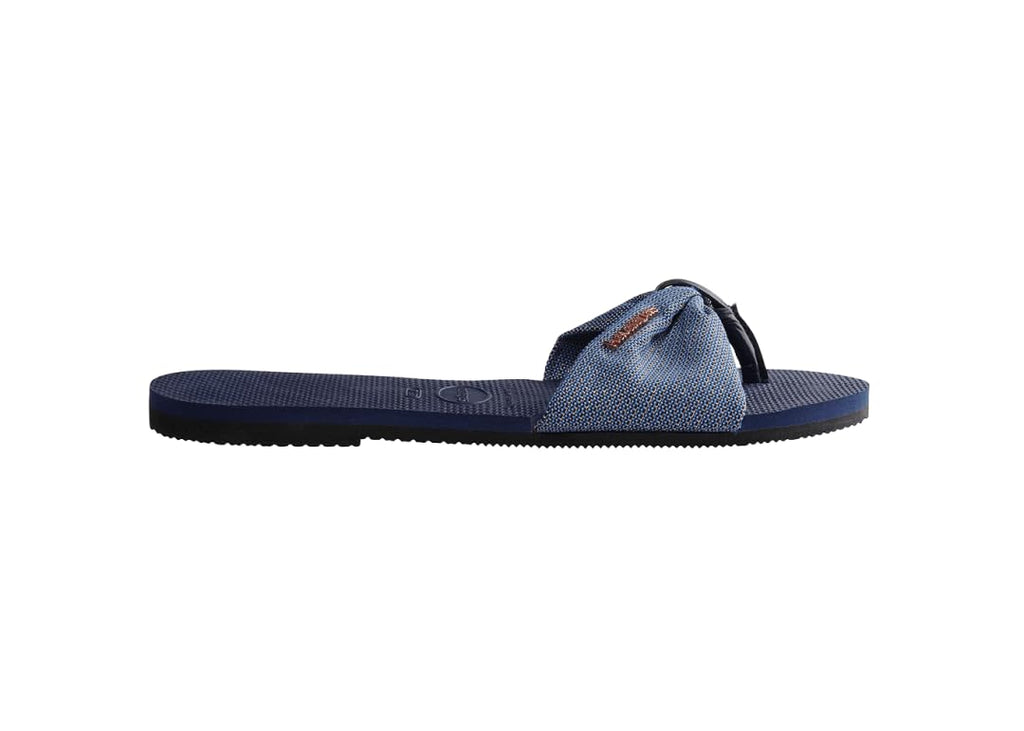 Havaianas Women's You St. Tropez Shine Flip Flop Sandal, Navy Blue,