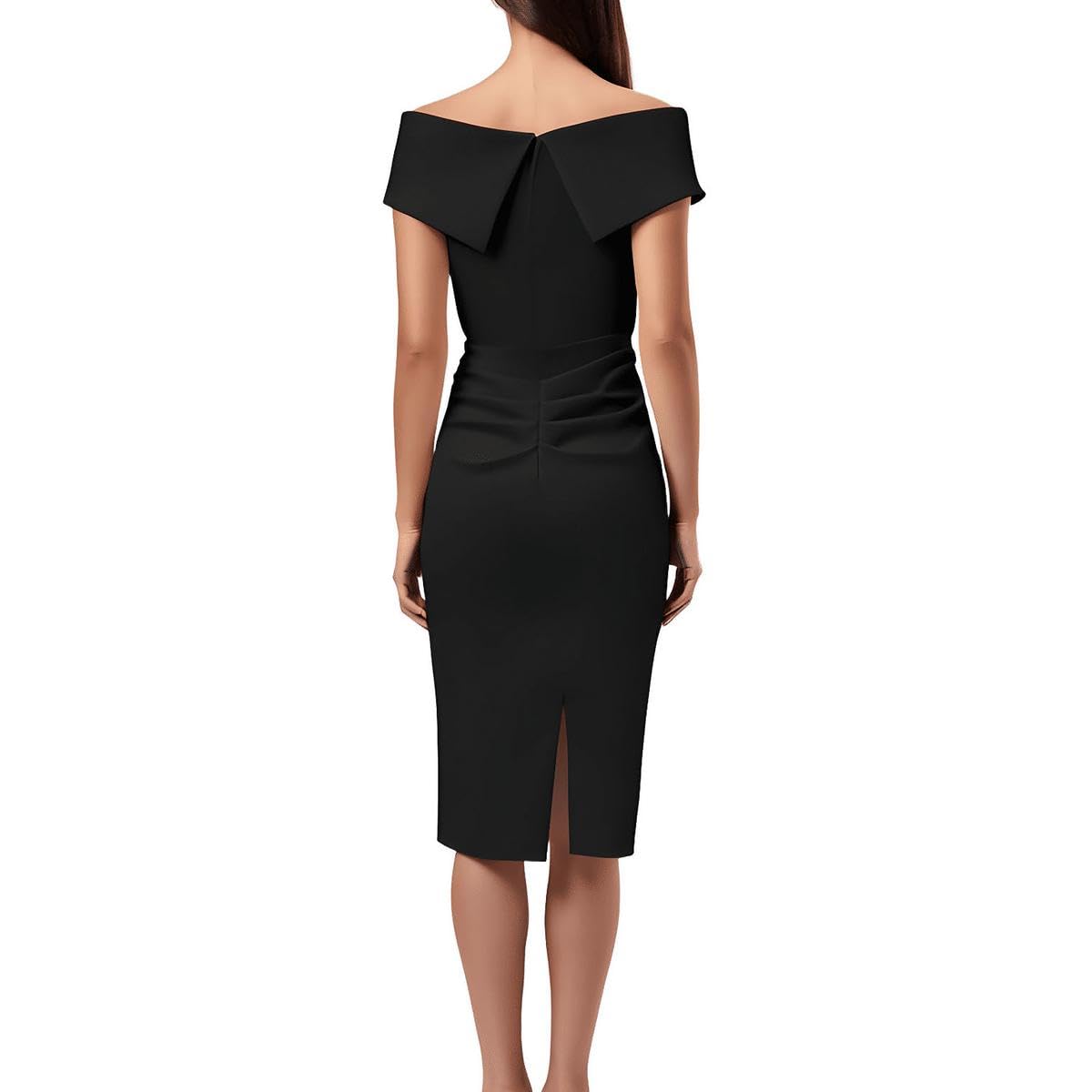 Ruffled Satin Party Cocktail Dress by Xscape