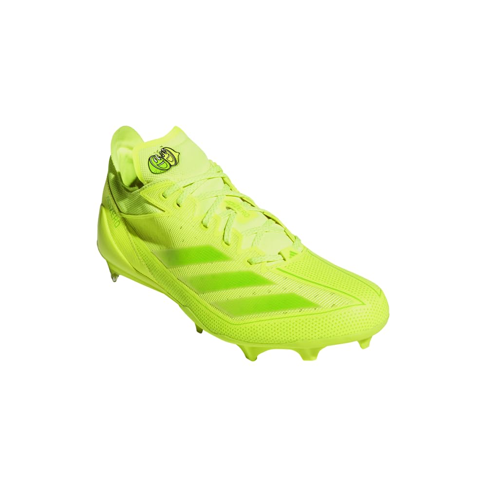 adidas Mens Adizero Electric Football Sneakers Shoes Cleated - Green, Yellow - Size 16 M, damaged box