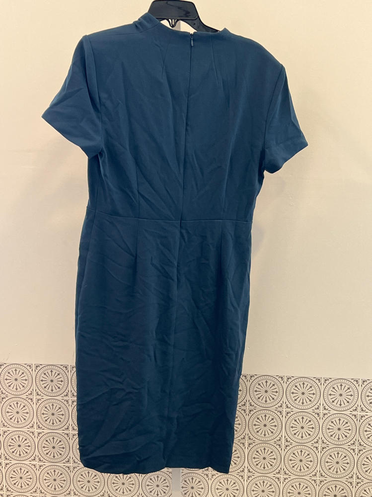 Donna Karan Women's Ruched O-Ring Sheath Dress - Tide size 12