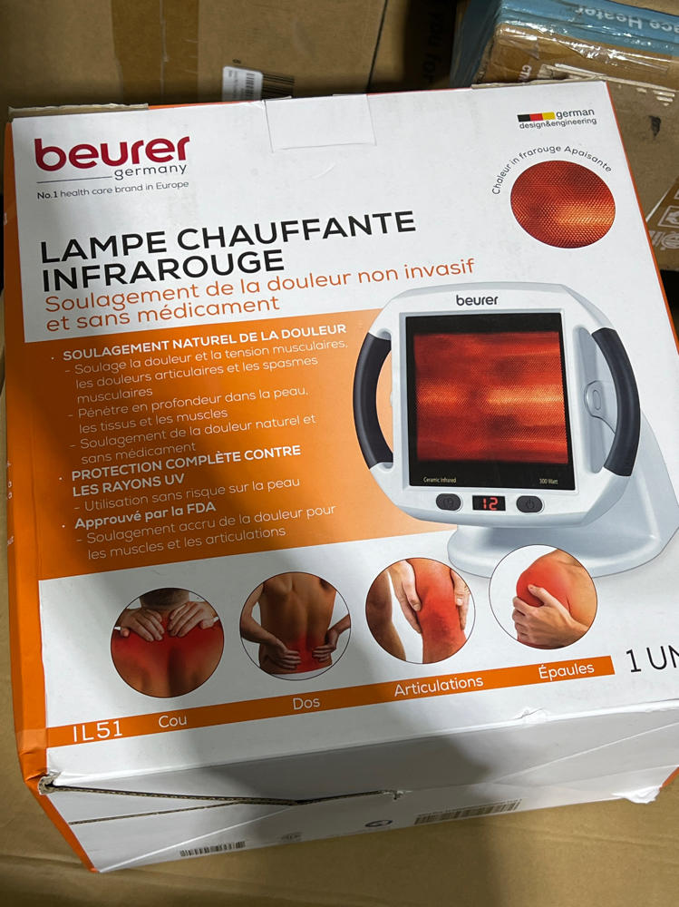 Infrared Heat Lamp , Beurer LI51, For Natural Pain Relief. New in unopened box.