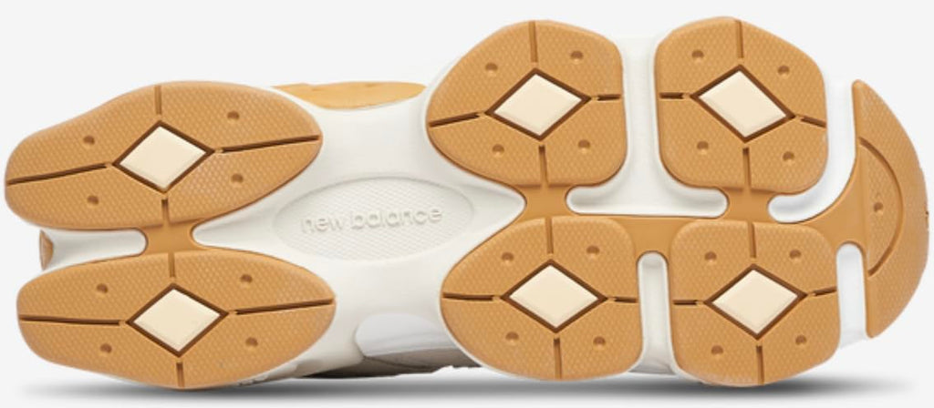 New Balance 9060 Big Kids Shoes (Sea Salt Tan Yellow, )