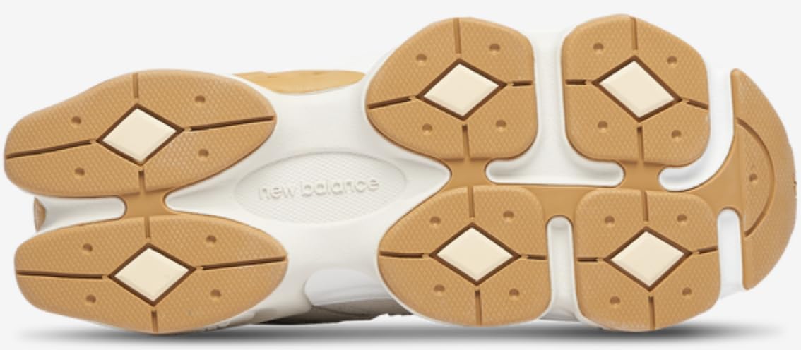 New Balance 9060 Big Kids Shoes (Sea Salt Tan Yellow, )