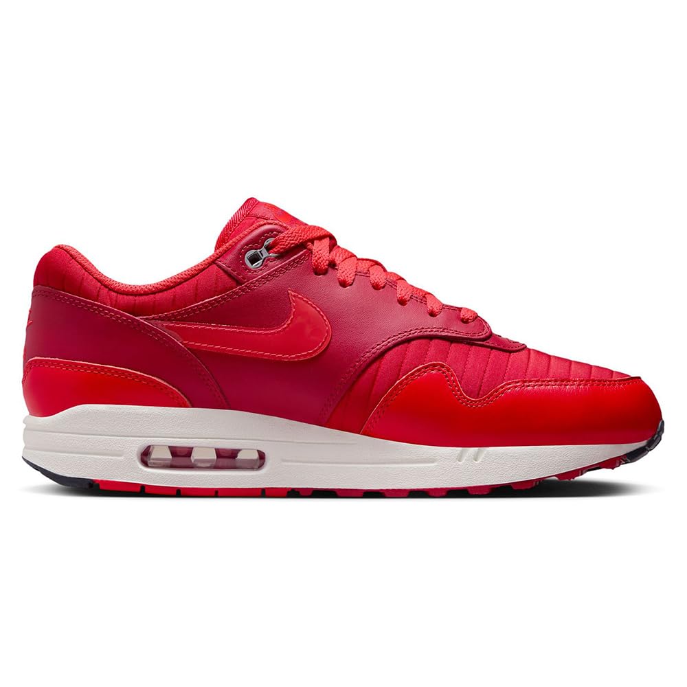 Nike Air Max 1 Men's Shoes (HQ3607-687, Gym Red/University Red/Light Crimson/Sail)