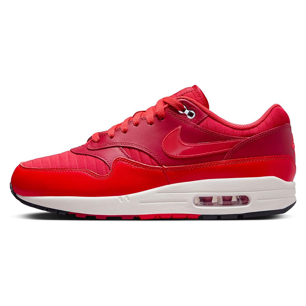 Nike Air Max 1 Men's Shoes (HQ3607-687, Gym Red/University Red/Light Crimson/Sail)