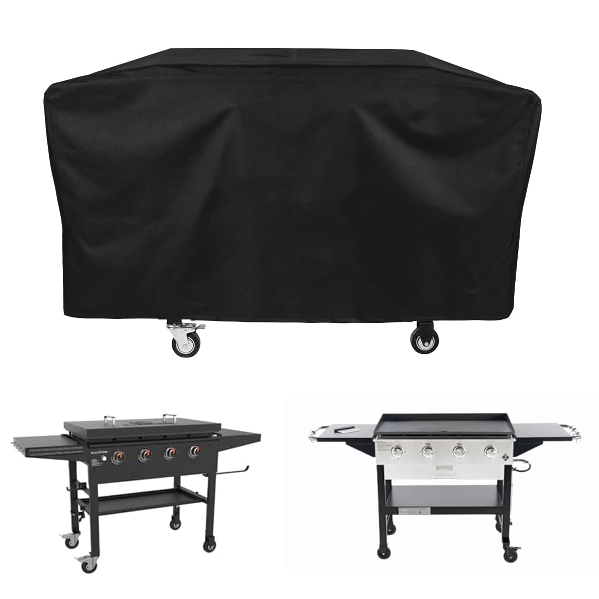 Griddle Cover for Member's Mark and Blackstone 36 inch Gas Griddle, Grill Cover for 4-Burner Outdoor Flat Top, Combo Series, Compatible with Weber, Char-Broil, Nexgrill, 75 * 28 * 46 in Extra Large