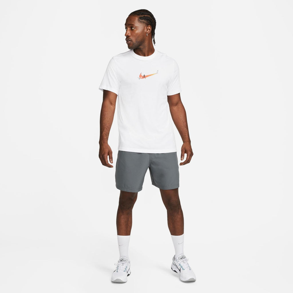 NIKE Mens Dri-Fit Form 7IN UL Short Men's 7 Unlined Fitness Shorts Adult D, Size 2XL Iron Grey/Black
