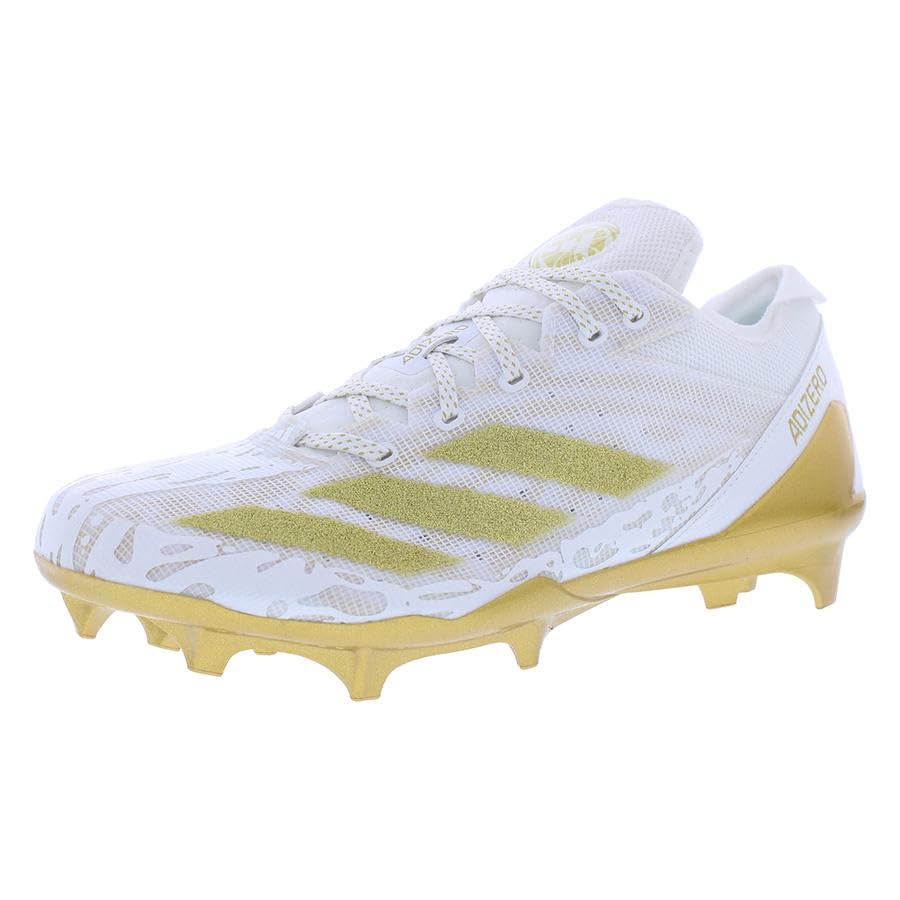 adidas Adizero Electric Mens Shoes Size 5.5, Color: Cloud White/Gold Metallic/Cloud White