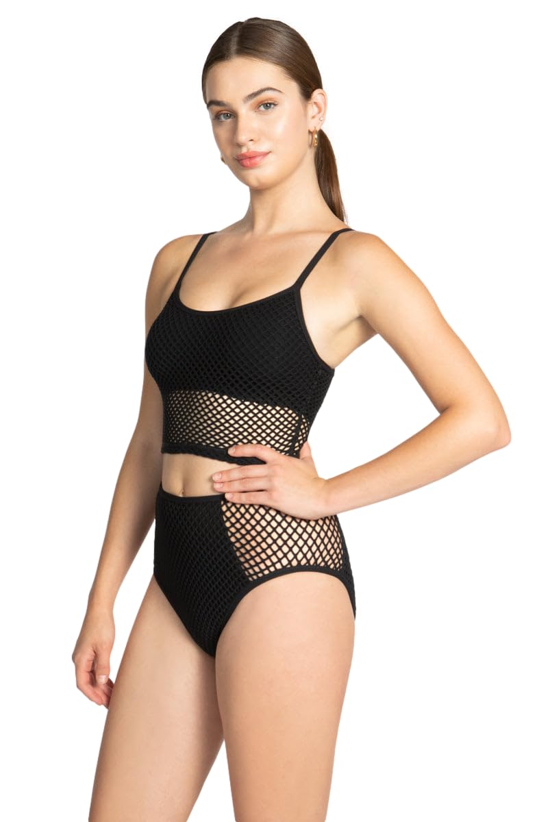 Robin Piccone, Women's, Pua High Waist Bottom, Black, X-Small
