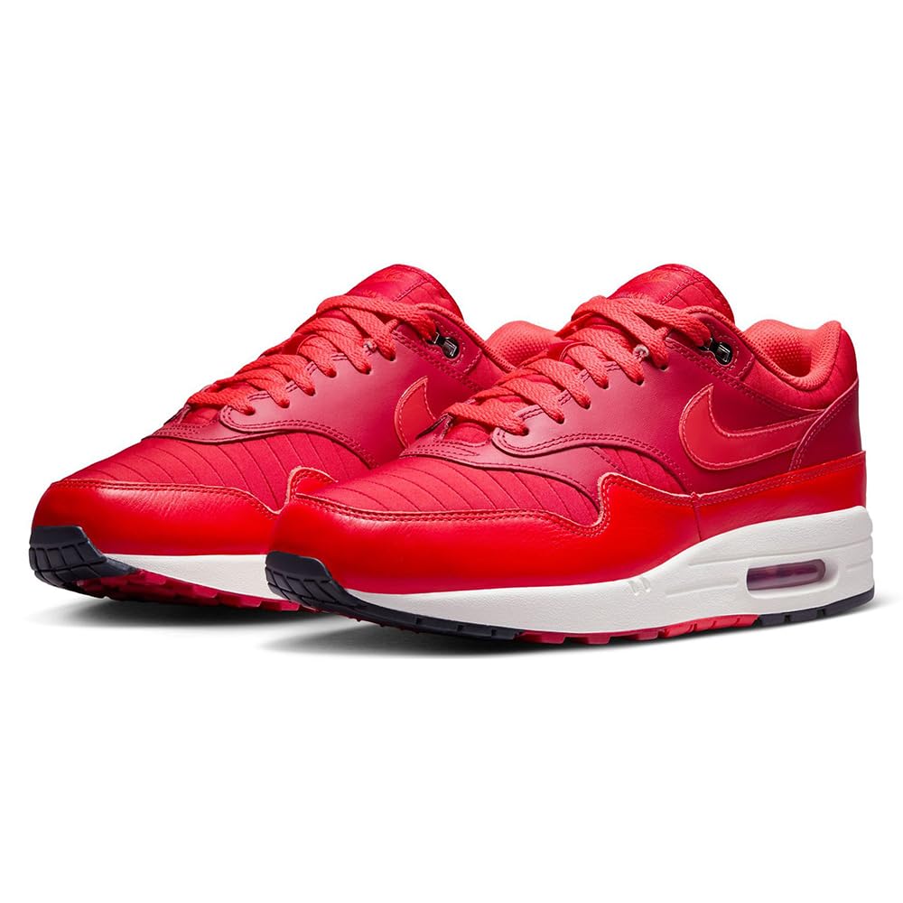 Nike Air Max 1 Men's Shoes (HQ3607-687, Gym Red/University Red/Light Crimson/Sail)