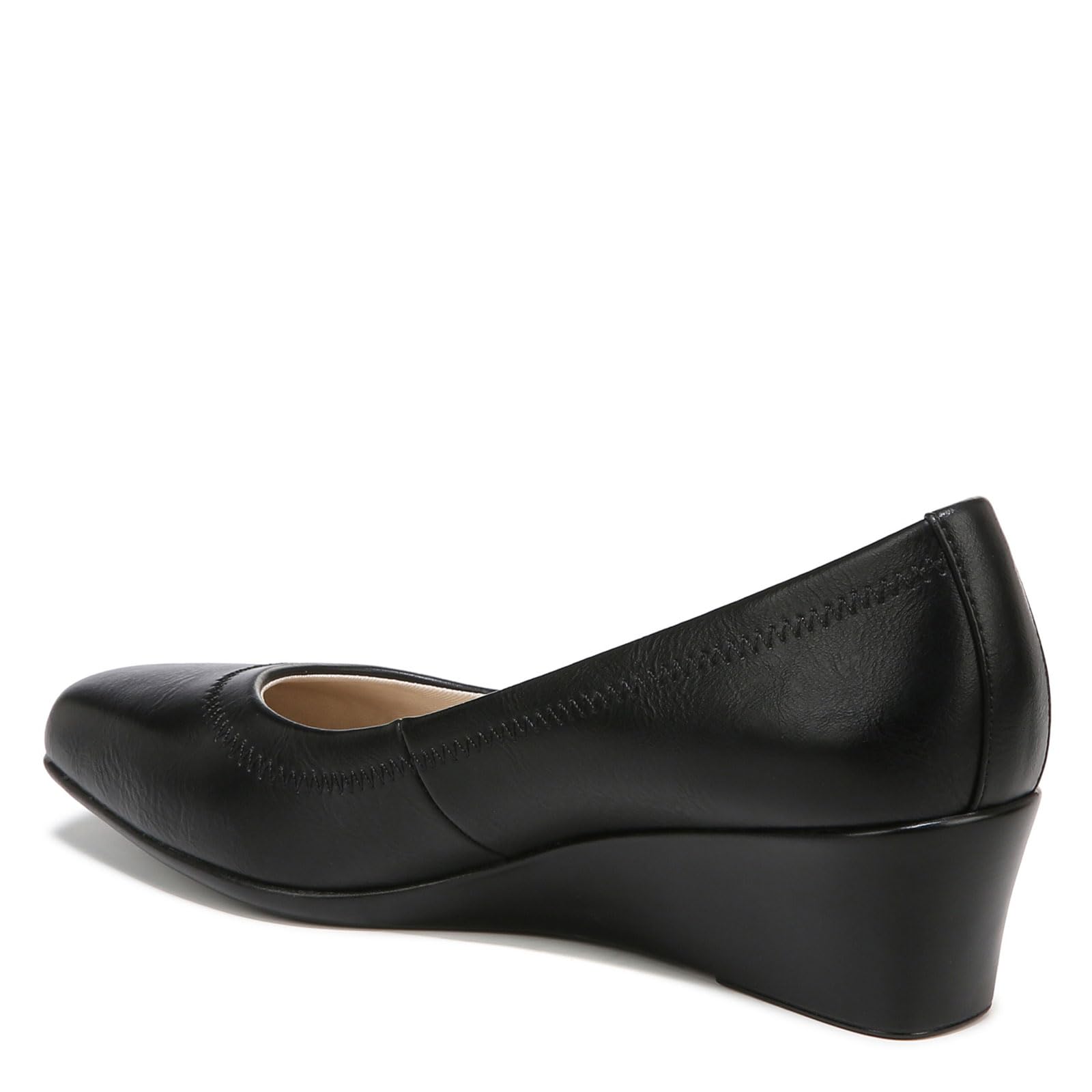 LifeStride Women's Groovy Wedge Pump, Black, 9.5 W US