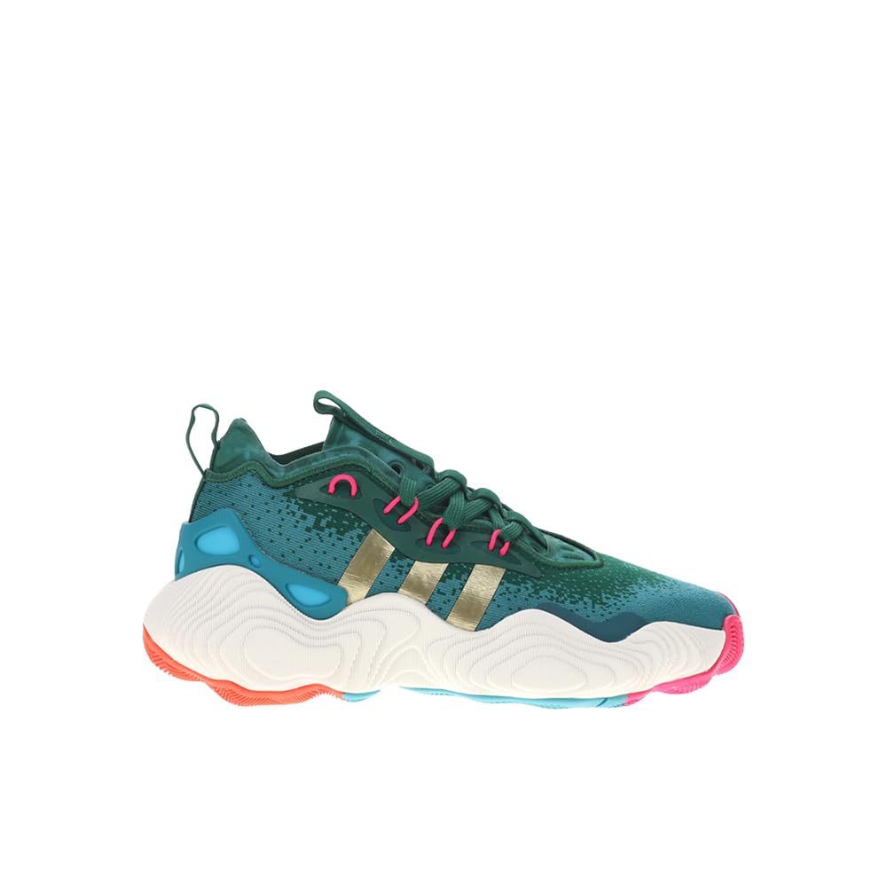 adidas Trae Young 3 GS Boys Shoes Size 4.5, Color: Green/Gold