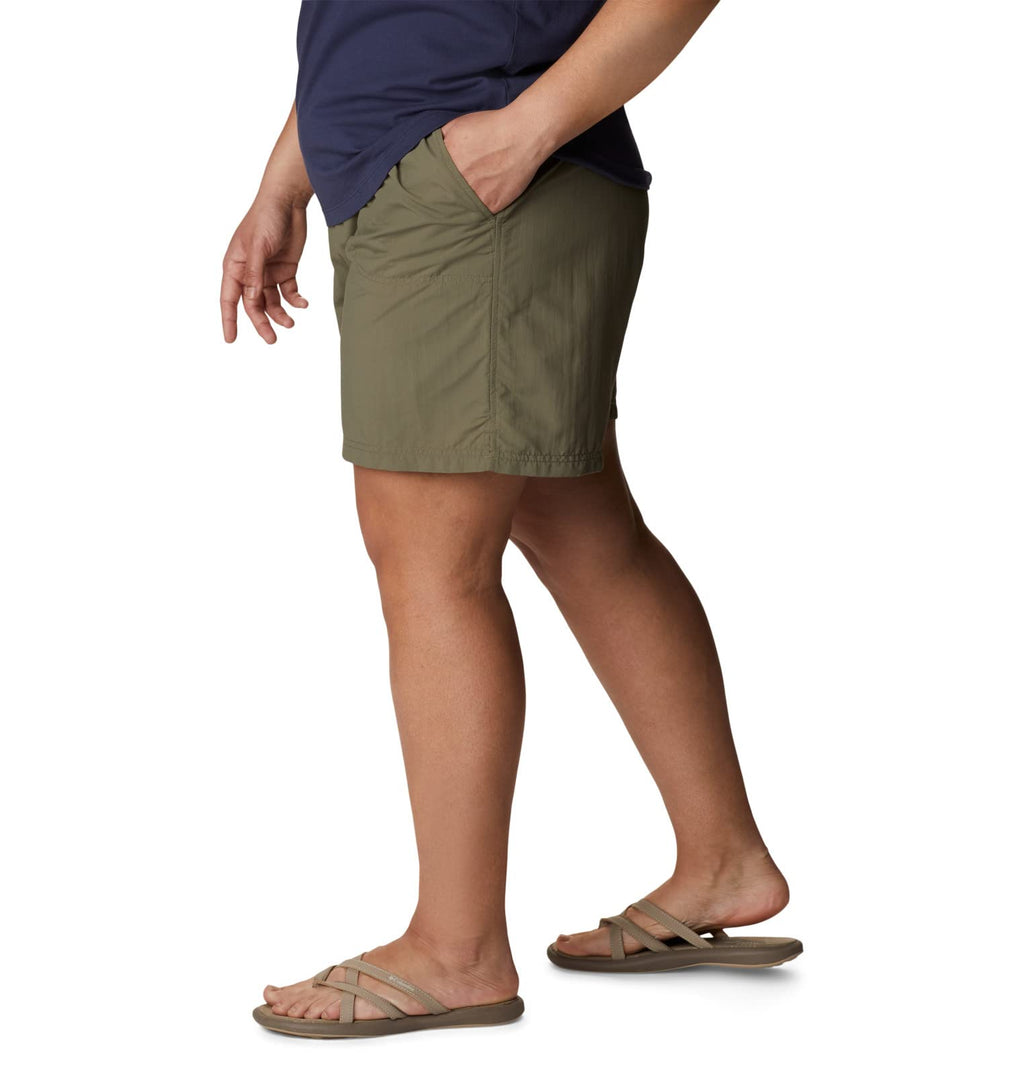 Columbia Women's Sandy River Short, Stone Green