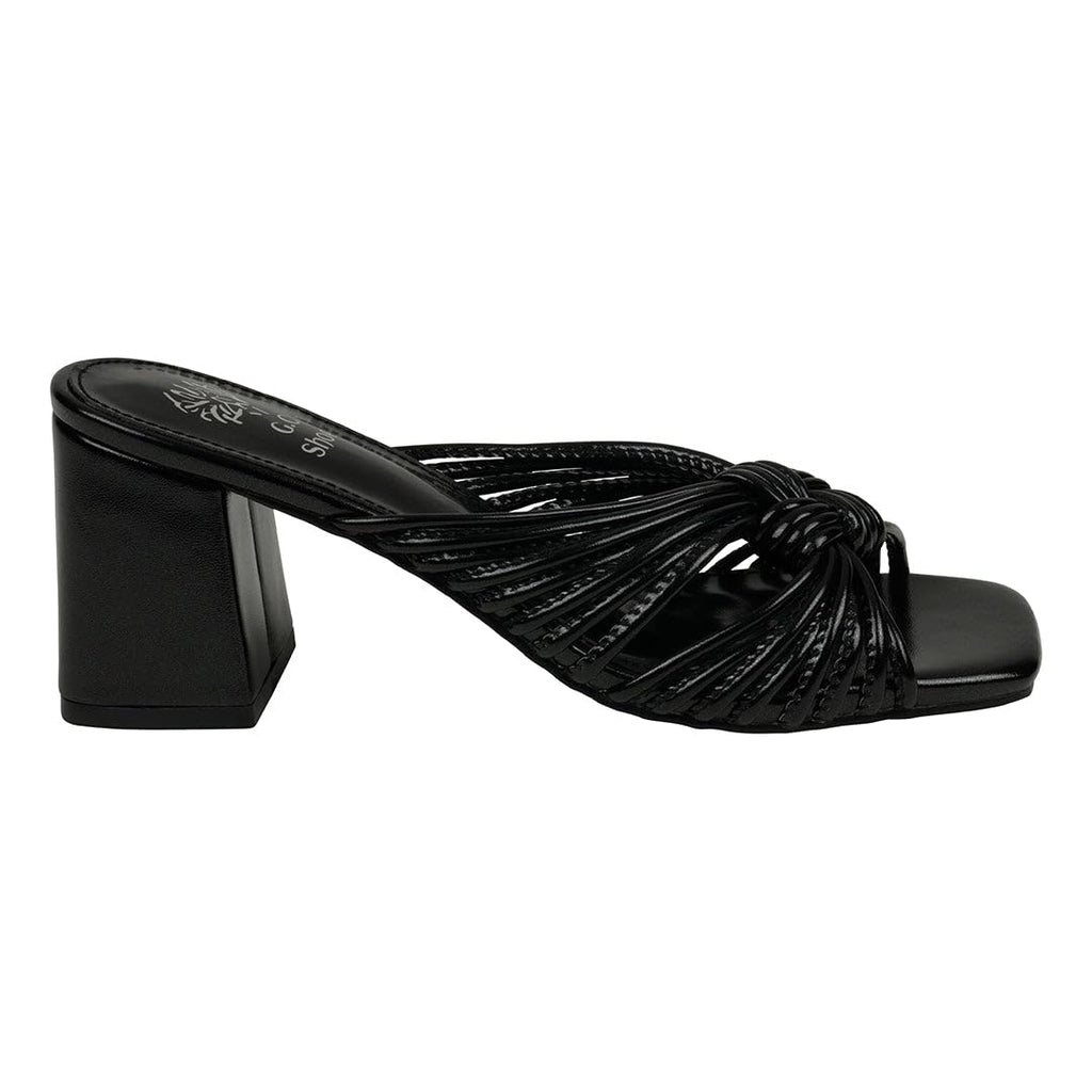 G.C. Shoes Josie Black Flat Sandal Black / 9