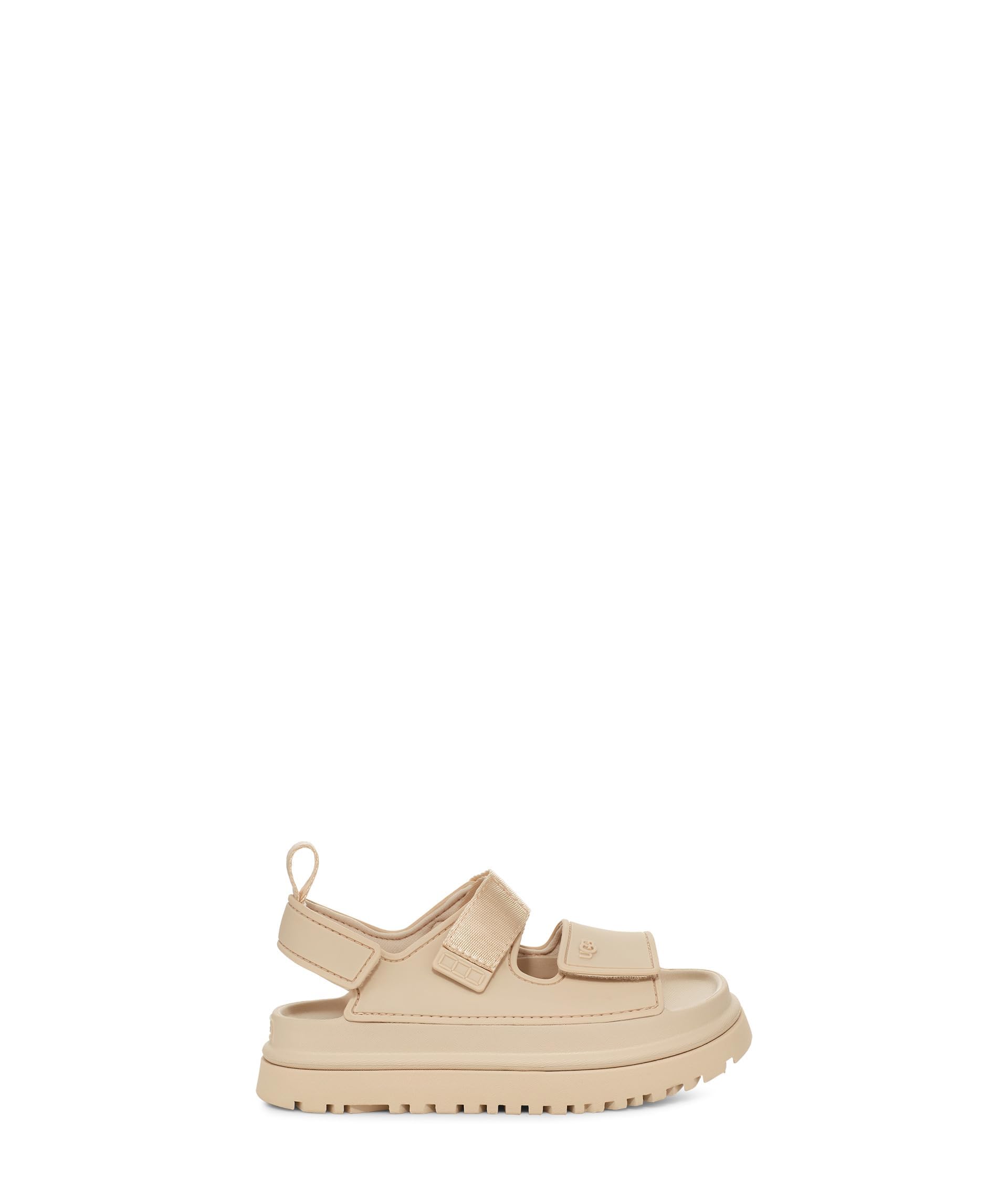 UGG Unisex-Child Goldenglow Sandal, Sea Salt,  Kid (fits women's 8)