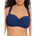 Bleu Rod Beattie Kore Shirred Bandeau Top Navy 36DD