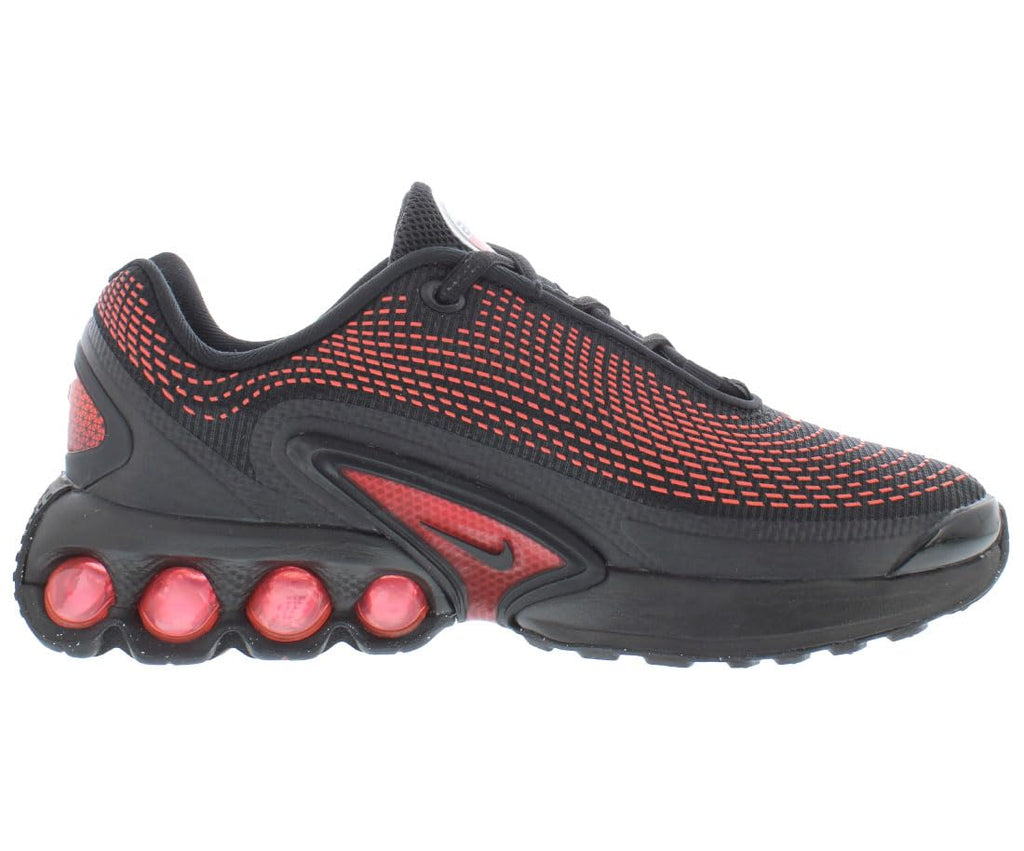 Nike Air Max Dn Big Kids' Shoes (FB8987-006, Black/Black/Bright Crimson/Black)
