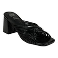 G.C. Shoes Josie Black Flat Sandal Black / 9