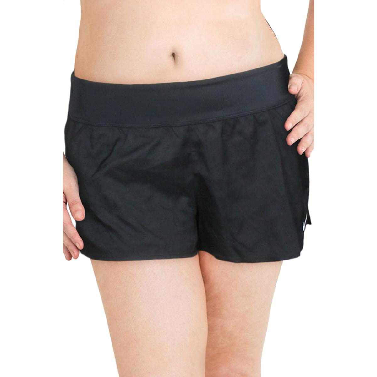 Nike Womens Boardshorts Full Coverage Swim Bottom Separates Black S